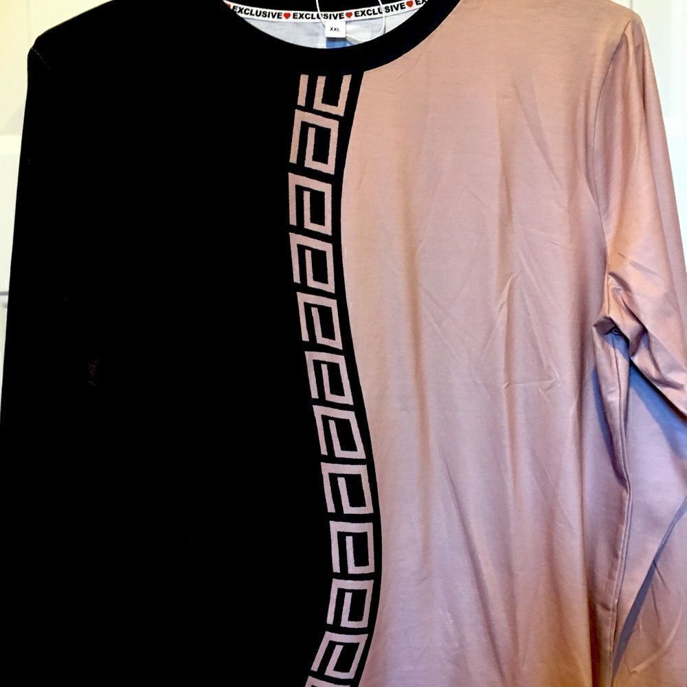 NWT Exclusive Color Block Long Sleeve Shirt - Picture 3 of 5